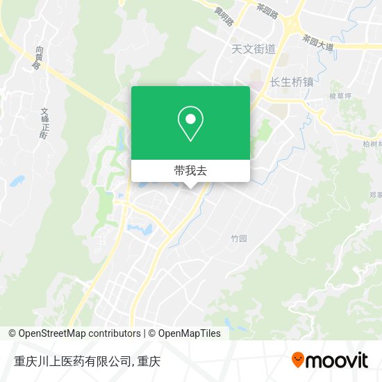 重庆川上医药有限公司地图