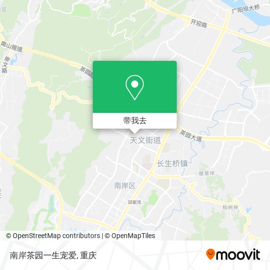南岸茶园一生宠爱地图