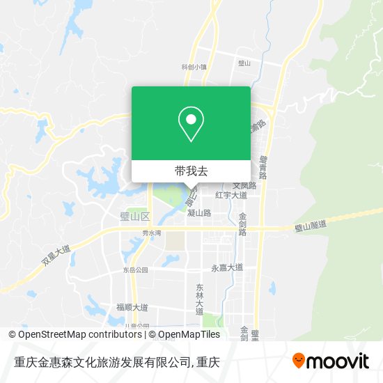 重庆金惠森文化旅游发展有限公司地图