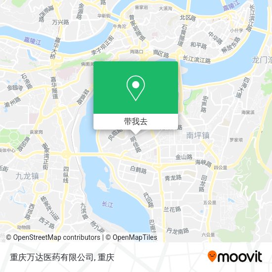 重庆万达医药有限公司地图