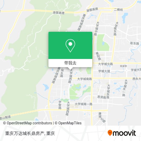 重庆万达城长鼎房产地图