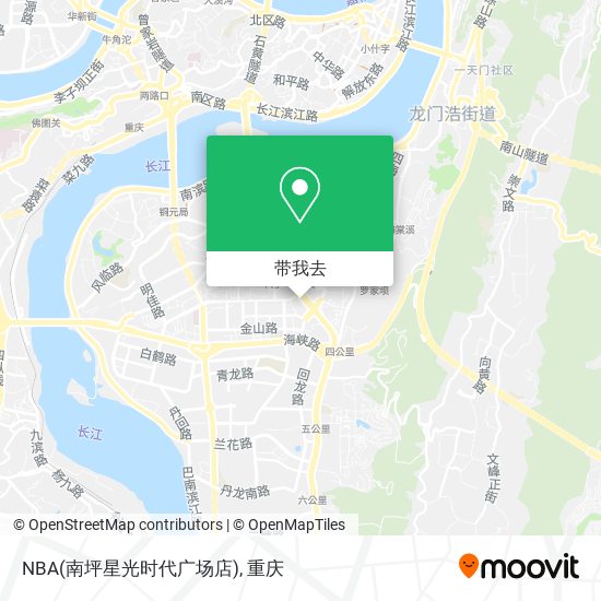 NBA(南坪星光时代广场店)地图