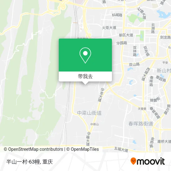 半山一村-63幢地图