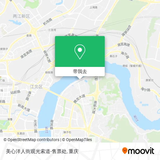 美心洋人街观光索道-售票处地图