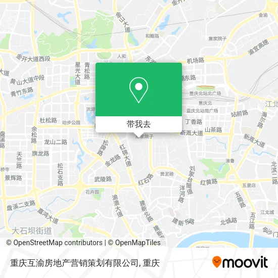 重庆互渝房地产营销策划有限公司地图