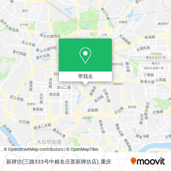 新牌坊(三路333号中粮名庄荟新牌坊店)地图