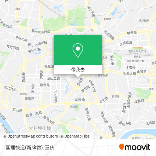 国通快递(新牌坊)地图
