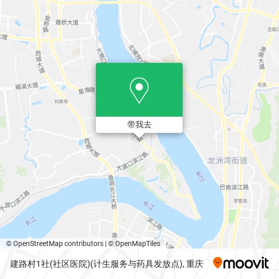 建路村1社(社区医院)(计生服务与药具发放点)地图