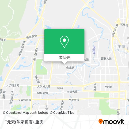 T元素(陈家桥店)地图
