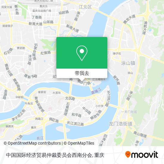 中国国际经济贸易仲裁委员会西南分会地图