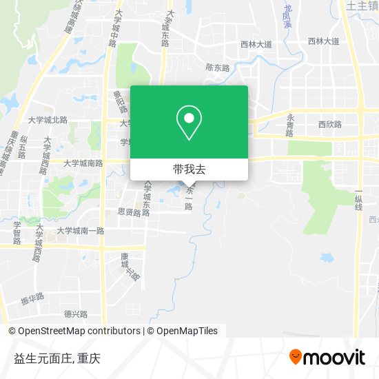 益生元面庄地图
