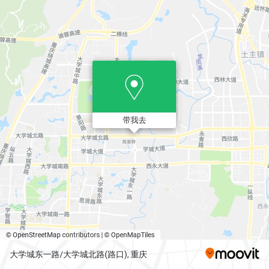 大学城东一路/大学城北路(路口)地图
