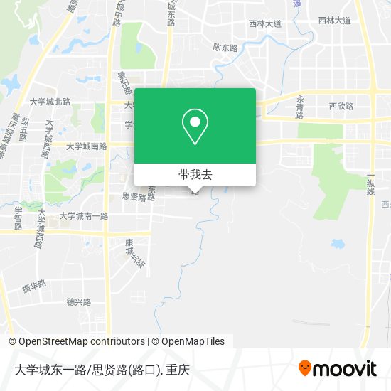 大学城东一路/思贤路(路口)地图