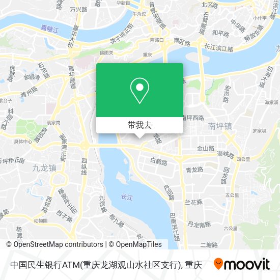 中国民生银行ATM(重庆龙湖观山水社区支行)地图