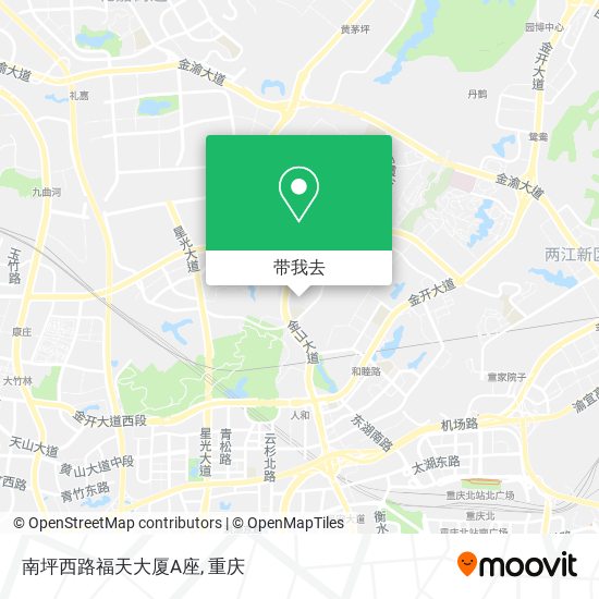 南坪西路福天大厦A座地图