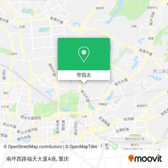 南坪西路福天大厦A座地图