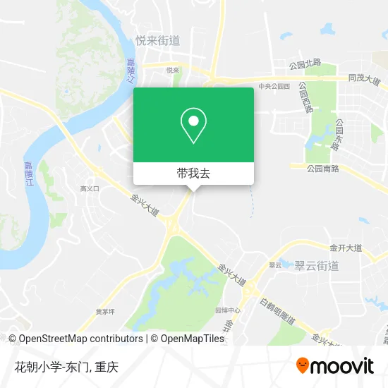 花朝小学-东门地图