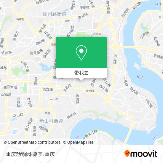 重庆动物园-凉亭地图