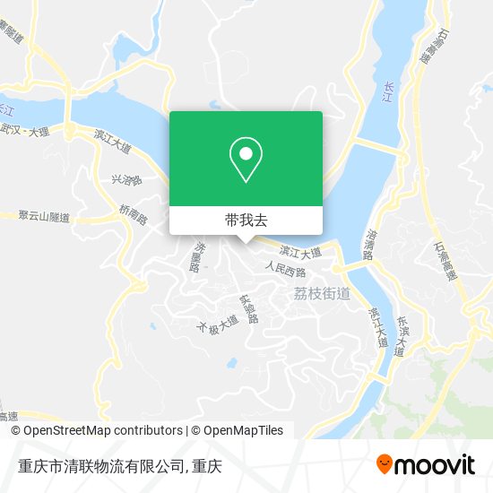 重庆市清联物流有限公司地图