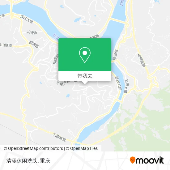 清涵休闲洗头地图