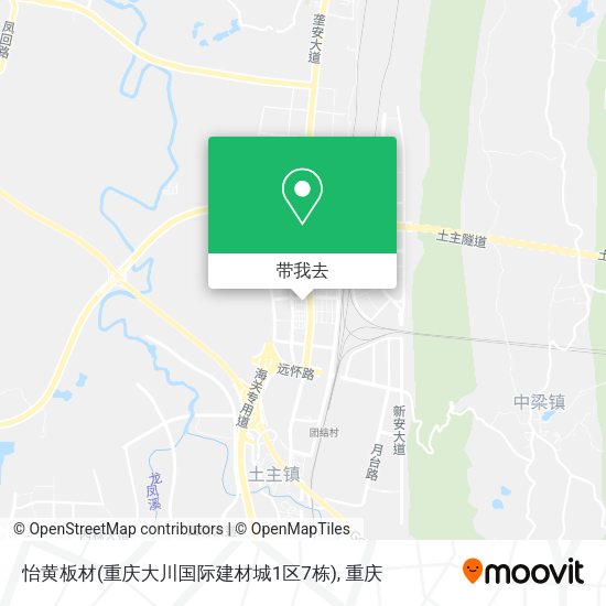 怡黄板材(重庆大川国际建材城1区7栋)地图