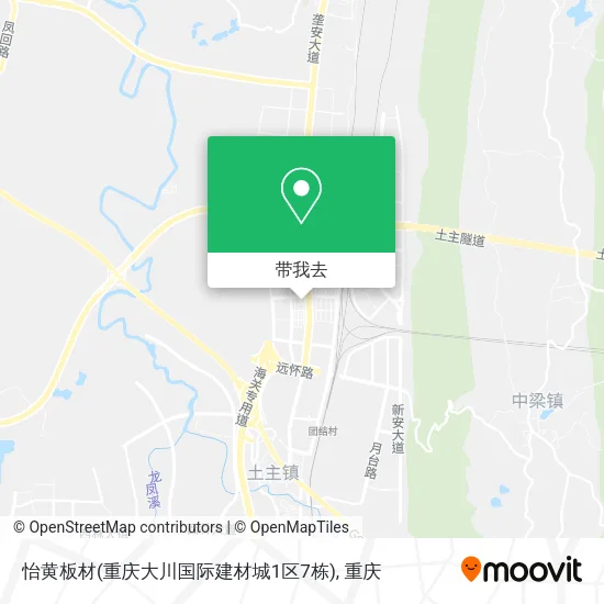 怡黄板材(重庆大川国际建材城1区7栋)地图