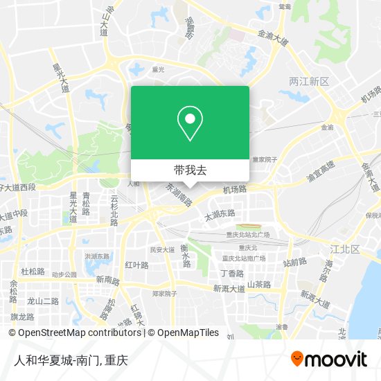 人和华夏城-南门地图