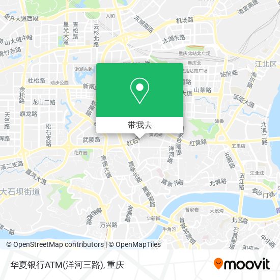 华夏银行ATM(洋河三路)地图