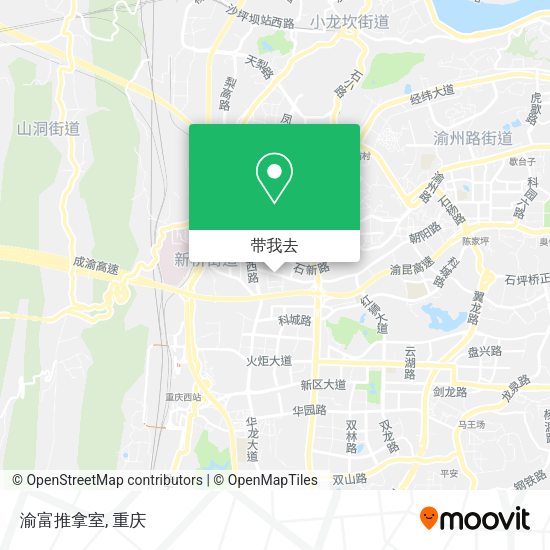 渝富推拿室地图