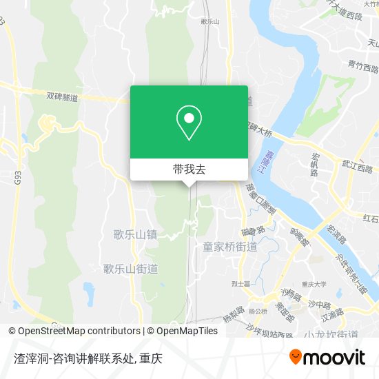 渣滓洞-咨询讲解联系处地图