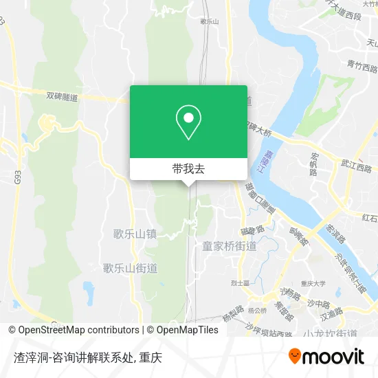 渣滓洞-咨询讲解联系处地图
