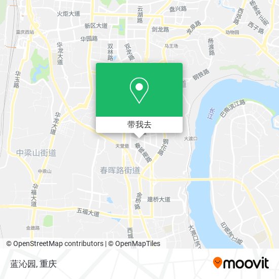 蓝沁园地图