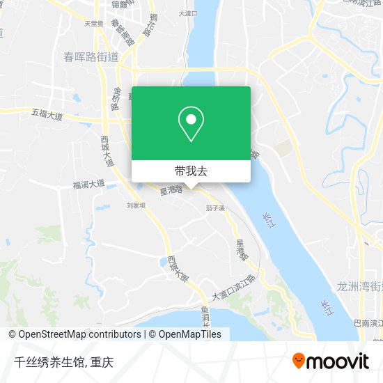 千丝绣养生馆地图