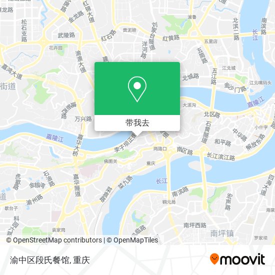渝中区段氏餐馆地图