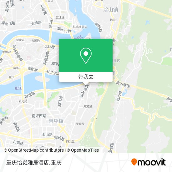 重庆怡岚雅居酒店地图