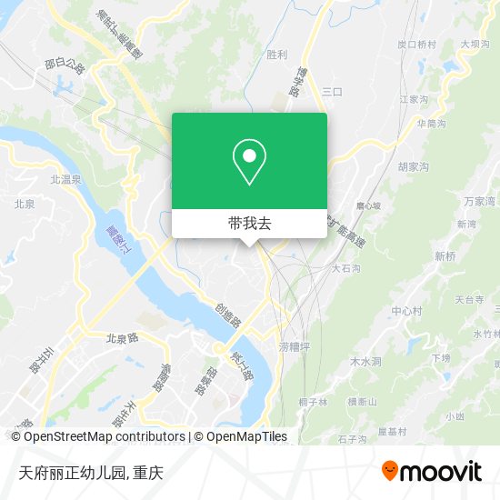 天府丽正幼儿园地图