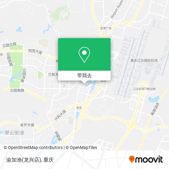 渝加渔(龙兴店)地图
