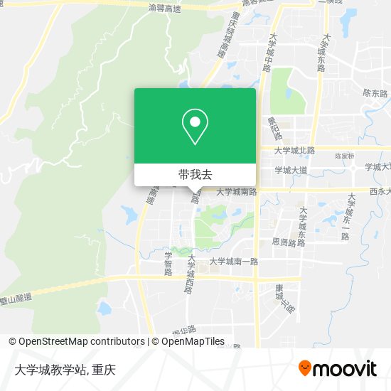 大学城教学站地图