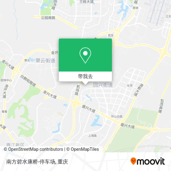 南方碧水康桥-停车场地图