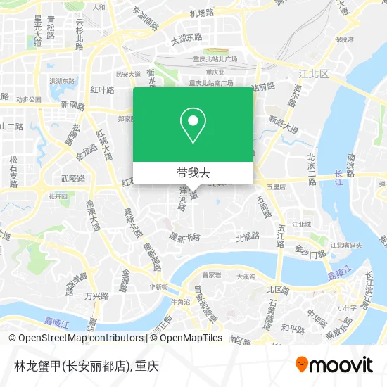 林龙蟹甲(长安丽都店)地图