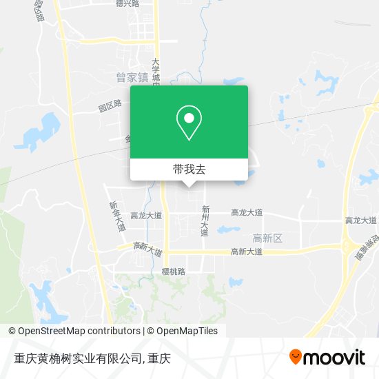 重庆黄桷树实业有限公司地图