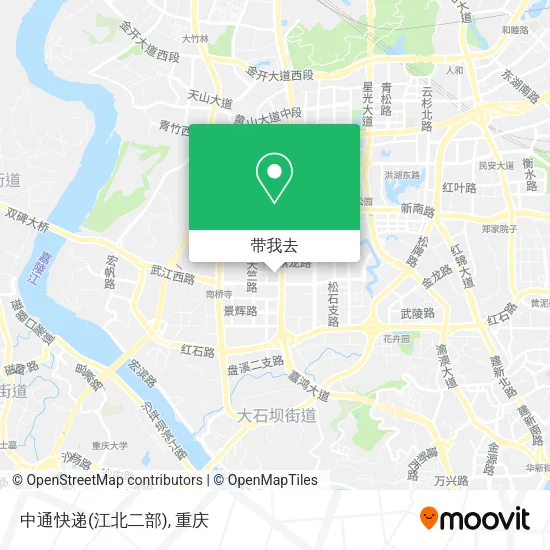 中通快递(江北二部)地图