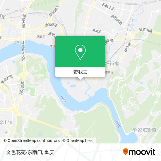 金色花苑-东南门地图