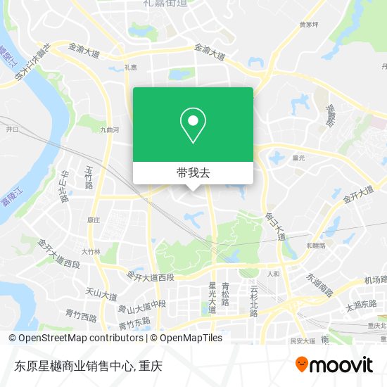 东原星樾商业销售中心地图