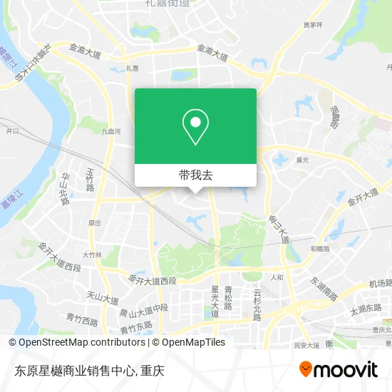 东原星樾商业销售中心地图