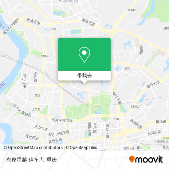 东原星越-停车库地图
