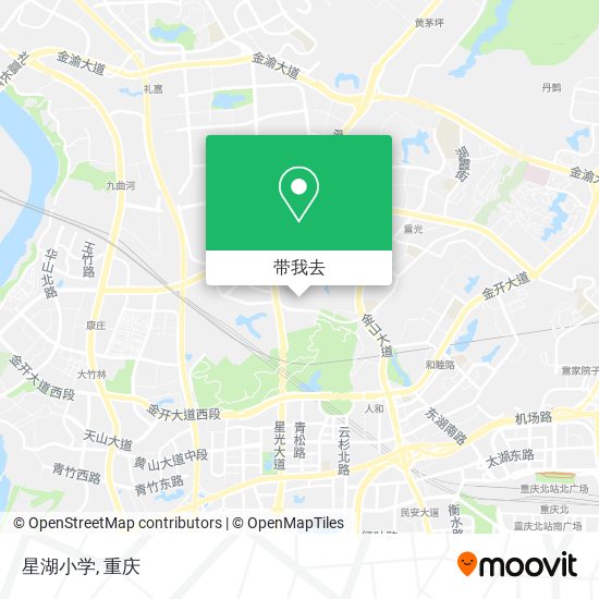 星湖小学地图