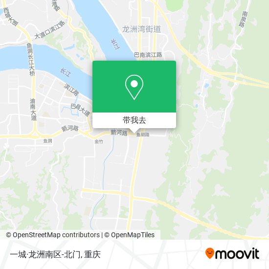 一城·龙洲南区-北门地图
