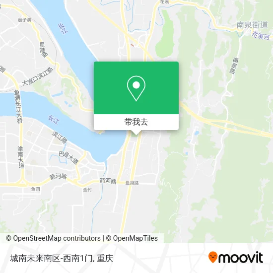 城南未来南区-西南1门地图