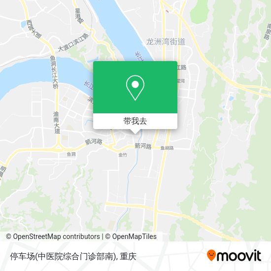 停车场(中医院综合门诊部南)地图